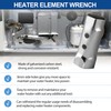 buccilly Water Heater Element Wrench, 1-1/2 Inch and 1-7/8 Inch