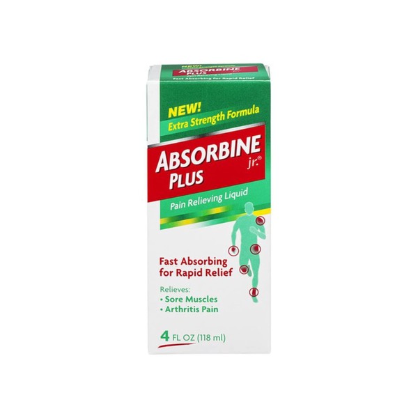 ABSORBINE JR. Absorbine Plus Pain Relieving Liquid - 4 oz,