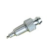 LUMAX LX-1416 Silver 18G 2 1/2" Long Stainless Steel Grease