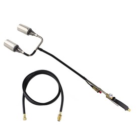 TITUS Push-Start Propane Weed Torch High Output Wood Ice Snow Roofing Road