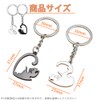 LKCCTK Pair Keychain, Couple Keyring, Cat, Heart Shape, Cute, Fashionable,