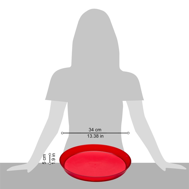 Omada Design Round Non Slip Tray Ø 32 cm, Plastic