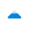 Sun-Star Stationery Clip Corner Clip Mt. Fuji Clip Blue S3625338