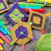 Coloured Lollipop Sticks 300 Wooden Birch Wood Craft Lolly Sticks