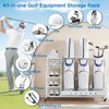 Lauren&Harold 3 Golf Bag Organizer Garage Storage, Golf Storage Rack