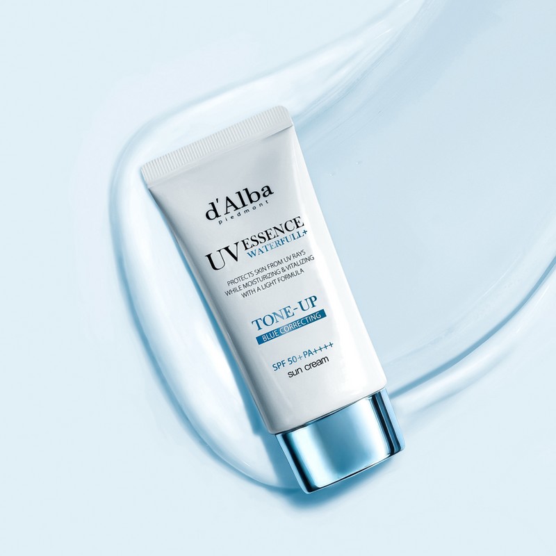 Dalva Vegan Waterful Blue Tone-Up Sun Cream 50ml / 달바