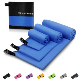 Zenacross Microfibre Towel Set of 3 Quick-Drying Sports Towel