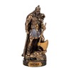 Vidar Scandinavian God Hand Painted Resin Figurines Bronze Miniature Statue