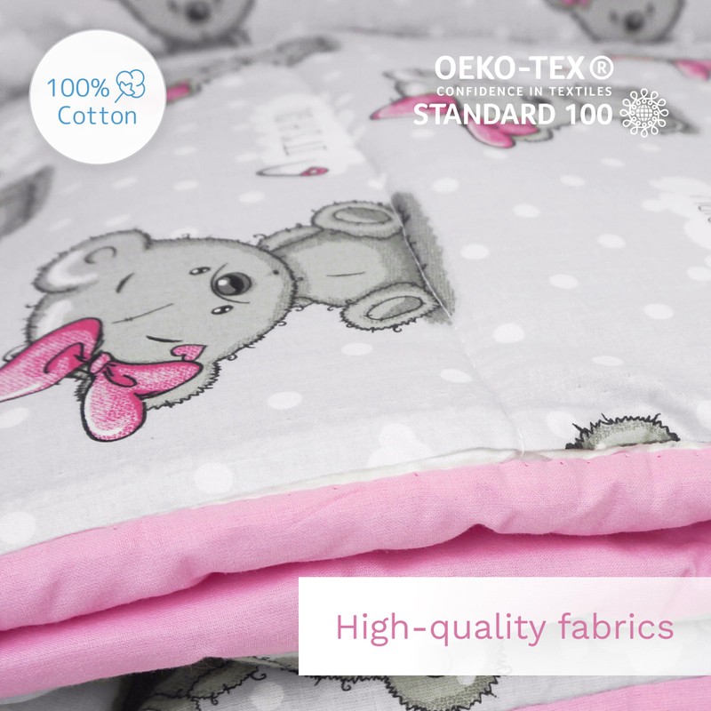 Baby Comfort 2 Piece Duvet Cover & Pillowcase Bedding Set