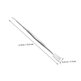 BIUDECO 2pcs Pore Prep Tool Stainless Steel Blackhead Extractor for Easy Facial Cleaning at Home Travel Ergonomic Design for All Skin Types Simple Operation for Results