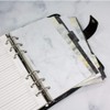 Filofax B132676, 6-Tab Index Organizer Refill, Personal Size, Marble Design,