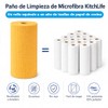 Rollo de Toallas de Microfibra,Paquete de 75,Paños de Microfibra,Trapos de