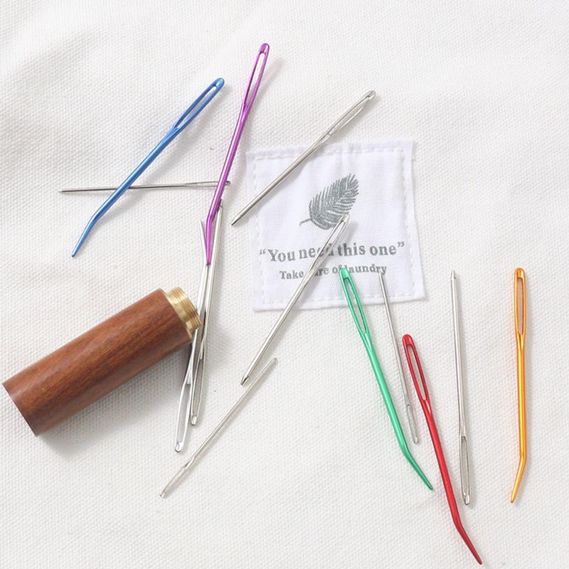 Pack of 12 Sewing Needles with Large Eye Darning Needle