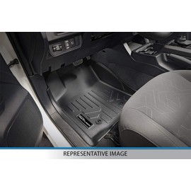 SMARTLINER All Weather Protection Custom Fit Black 2 Row Floor Mat Liner Set Compatible with 2023-2025 Toyota Crown