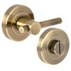 HANDLEZONE® Linear Bar Designer Bathroom Toilet Door Thumb Turn and