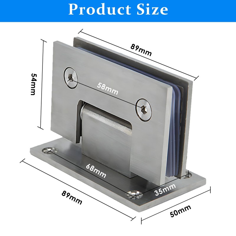 Glass Door Hinge, Glass Door Hinge Stainless Steel 8-12 mm