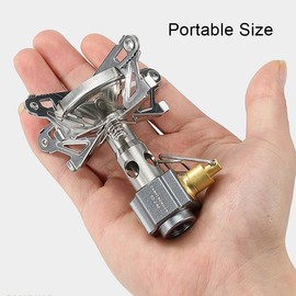 3300W Camping Stove High Efficient Backpacking Stove Camping Split Gas Stove