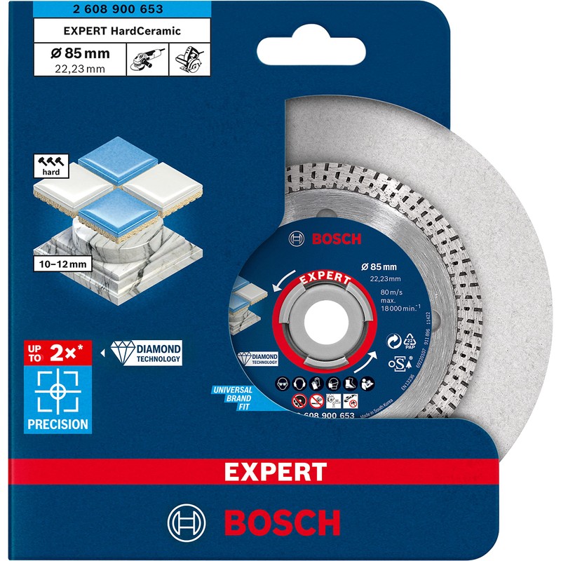 Bosch Professional 1 x Expert HardCeramic Diamond Cutting Discs (for
