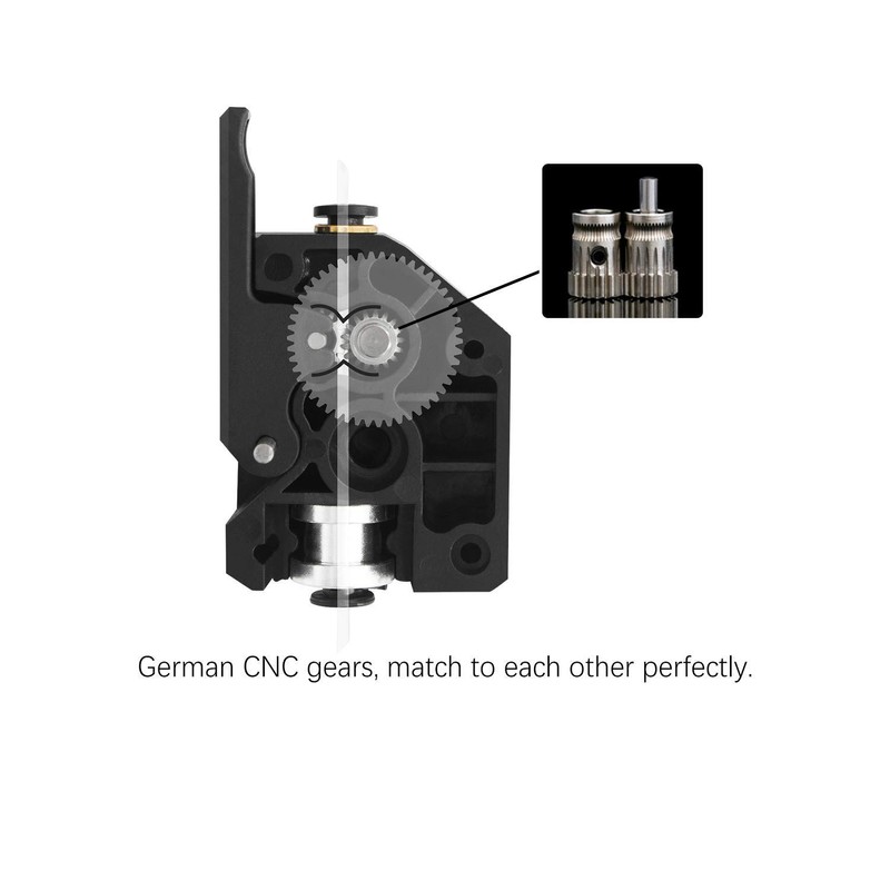Iverntech Upgraded Dual Drive Extruder for CR10,Ender 3 Series, Anycubic