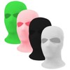 Tianher 2 Holes Knitted Balaclava, 4 Pieces, Full Face Ski