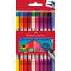 FABER-CASTELL 205030 School Set of 24 Wax Crayons and Case