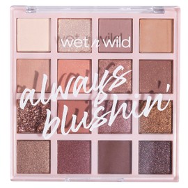 Wet n Wild - Paleta de sombras de ojos Always Blushin  Acabados brillantes con purpurina mate Always Blushin                                          