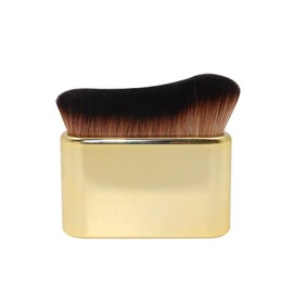 FUZVOL Tanning brush,Self Tan Brush,Blending Buffing Stippling Foundation Brush,Liquid Powder Cream Concealer Cosmetics brush for Body Make up(Gold)