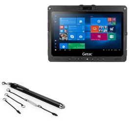 BoxWave Stylus Pen Compatible with Getac K120 - EverTouch Capacitive Stylus, Fiber Tip Capacitive Stylus Pen - Jet Black