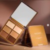 Paleta De Contornos E Iluminador Snatchural Beauty Creations Tono Bronze
