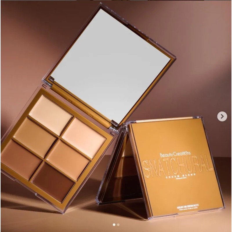 Paleta De Contornos E Iluminador Snatchural Beauty Creations Tono Bronze