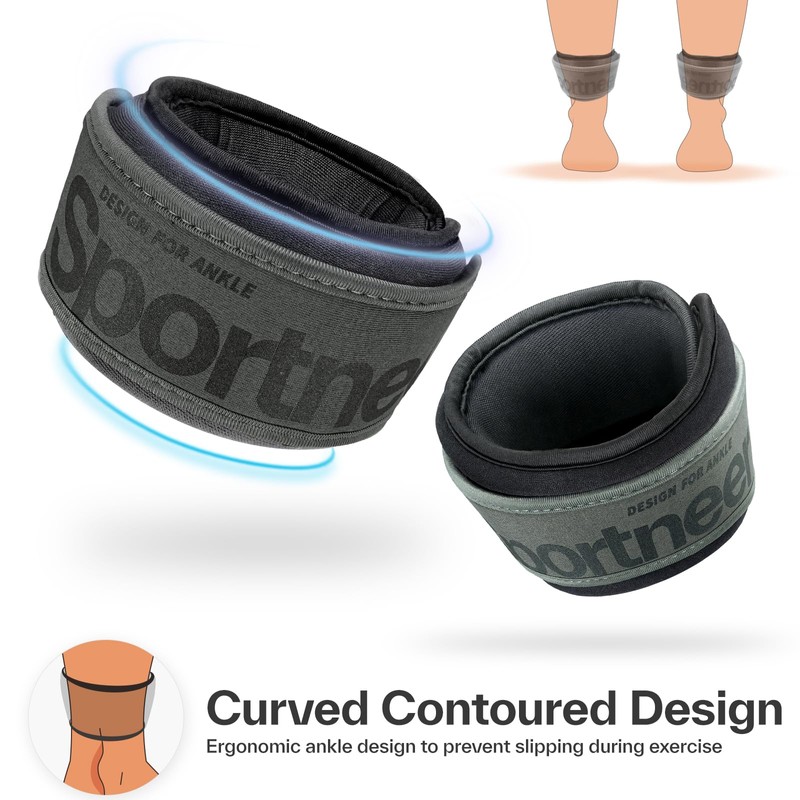 Sportneer Ankle Weights 2 * 0.23Kg for Men Women Kids