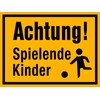 Achtung spielende Kinder Sign 400 x 300 mm, Strong 1.5