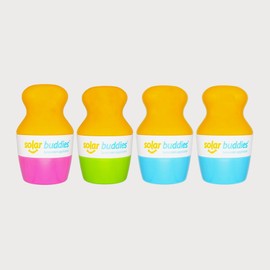 QUAD BBPG Solar Buddies Refillable Roll On Sponge Applicator For Kids, Adults, Families, Travel Size Holds 100ml Travel Friendly for Sunscreen, Suncream and Lotion