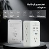 Multi Socket Wall Socket With 7 AC Outlets, ETL Certified