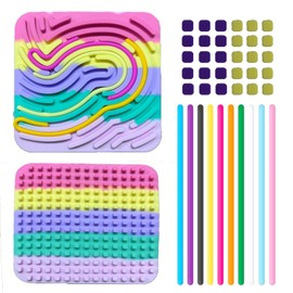 Sensory Activity Board Sensory Toys for Kids | Sensory Stress Relief for Ages 3+ and Adults | Anxiety Stress Calming for Autism ADHD and ADD