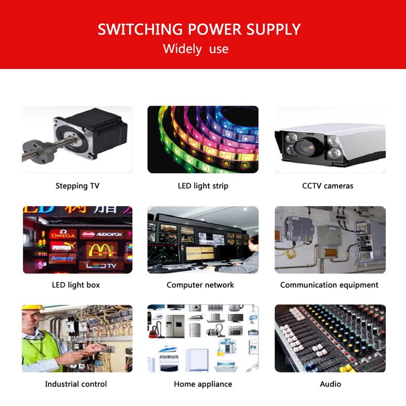 DC 24V 10A 240W Universal Regulated Switching Power Supply AC