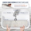 Kitchen Sink Splash Guard 20 inch | Silicone Faucet Mat