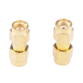 RFaha 6pcs Antenna Adapter SMA Male to RPSMA Male Connector Splitter Converter for Audio FPV Antennas Radio Video(F13-6)