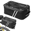 Bicycle Pannier Rack Bag, Bicycle Rear Bag with Reflective Strips