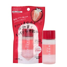 Choosy/CHOOSY [King Strawberry Lactic Acid Bacteria] Chewy Moist Skin Care, Facial Cleansing, Lotion, Eye Cream, Ethanol Free, Paraben Free, Vitamin C Derivative, Ceramide, Hyaluronic Acid, Skin Care Series (Juicy Oil Serum)