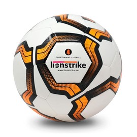 Lionstrike Club Standard Size 4 Football Training Ball with NeoBlaser Technology Club and League Level Training Ball Size and Weight Developed with Softer Feel for Better Striking Power