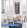 Solinxe Wall File Holder, 12 Pockets Hanging File Folder, Paper