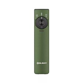 Olight Arkfeld Pro Flat Flashlight with LED Light, UV & Green Beam, 1300 Lumens - OD Green CW (5700-6700K)