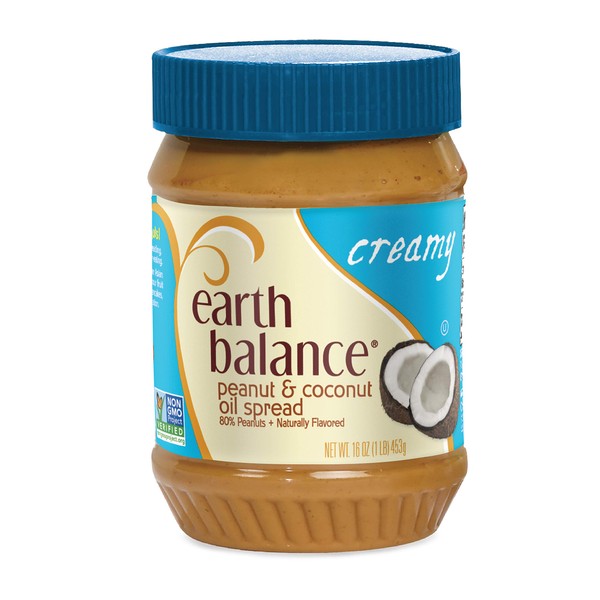 Earth Balance Creamy Peanut and Coconut Oil Spread, 16 oz.