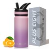 pluseight Stainless Steel Drinking Bottle, Leak-Proof Stainless Steel Bottle with