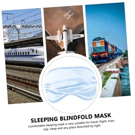 OHPHCALL Sleeping Eye Mask Set Silk Sleep Mask Blindfold for Girls Eye Cover Set Blindfold Patch Hairband with Bag for Women