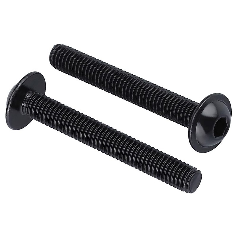 M5-0.8 x 45mm (50 Pack) Flanged Button Head Socket Cap