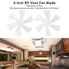 2pcs 6 Inch RV Vent Fan Blade High Efficiency RV