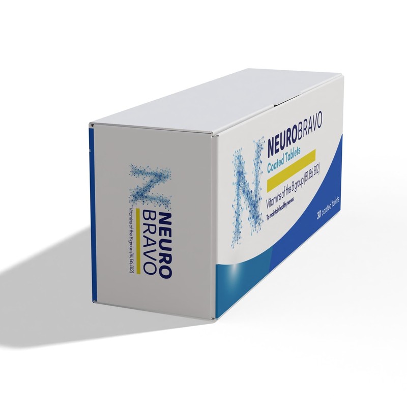 Neurobravo Vitamin B1, B6, B12 Tablets for Nerve Health, Nerve