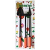 HOMEGARDEN 3 Piece Long Handled Mini Garden Tools Set |